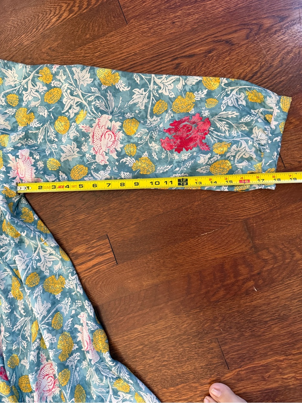 Natalie Martin Silk Sammie Maxi Dress "Lehua Print Sea" size Large NWOT - Picture 10 of 13